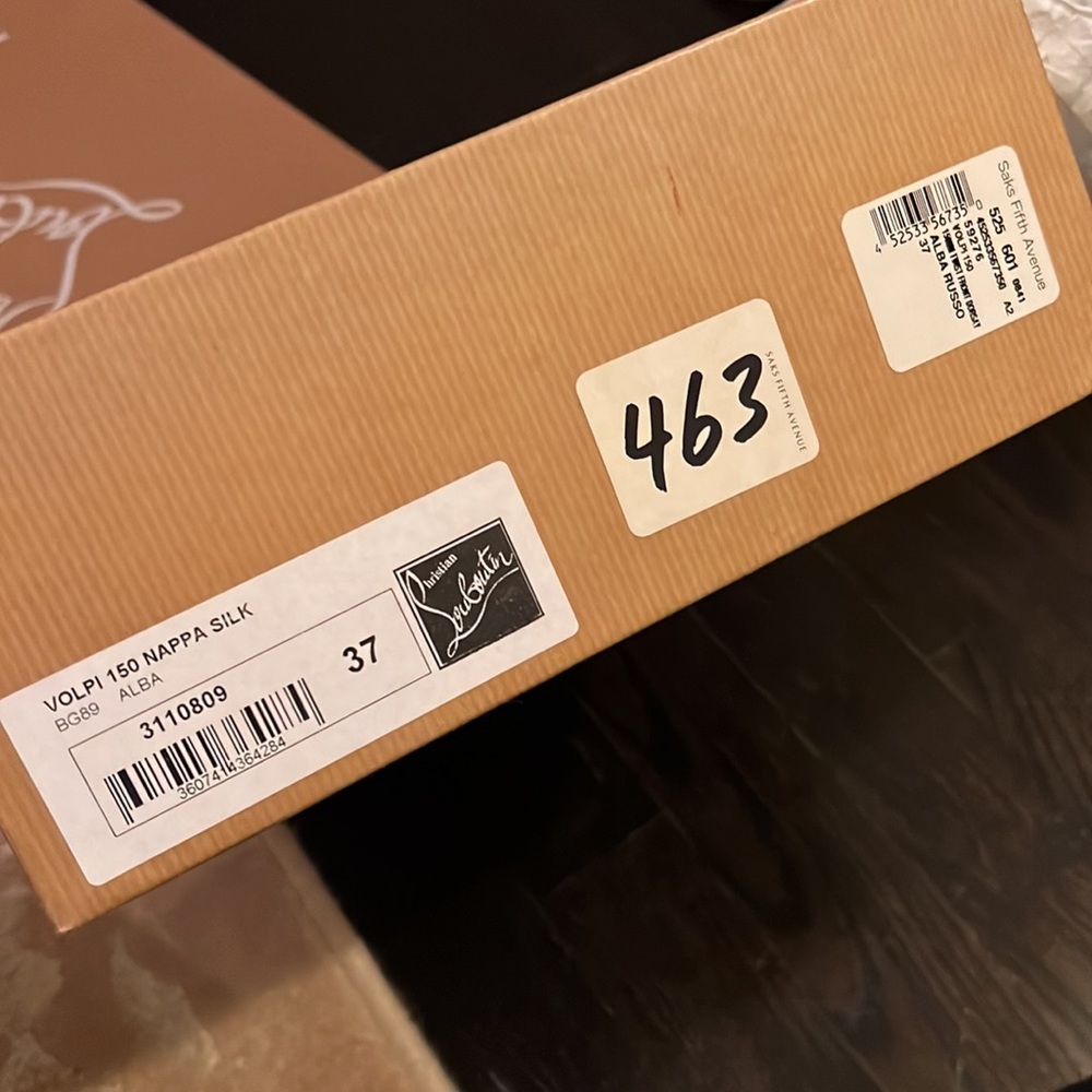 Christian Louboutin Volpi 150 Nappa silk 37 - Picture 3 of 11